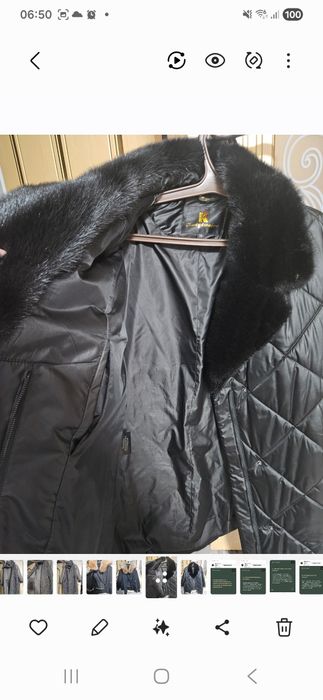 Верхняя одежда, норковый воротник