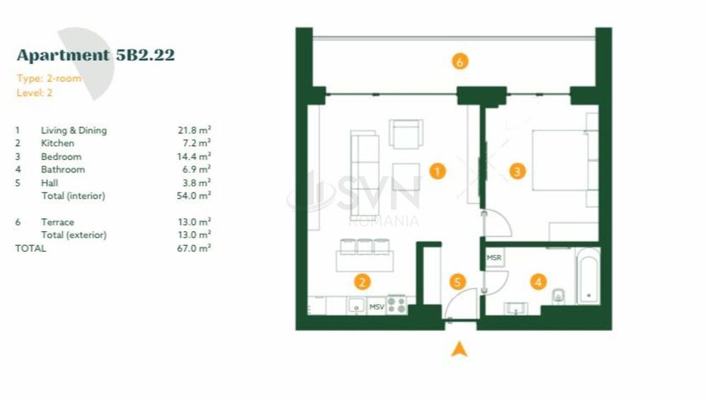 Apartament 2 camere Premium The Ivy - JANDARMERIEI