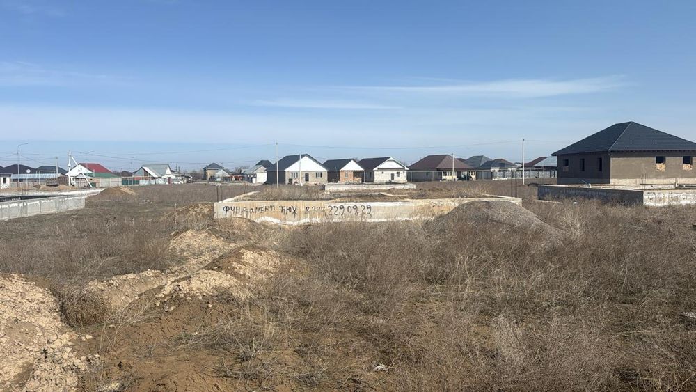 Продам участок 8 сотк с фундаментом