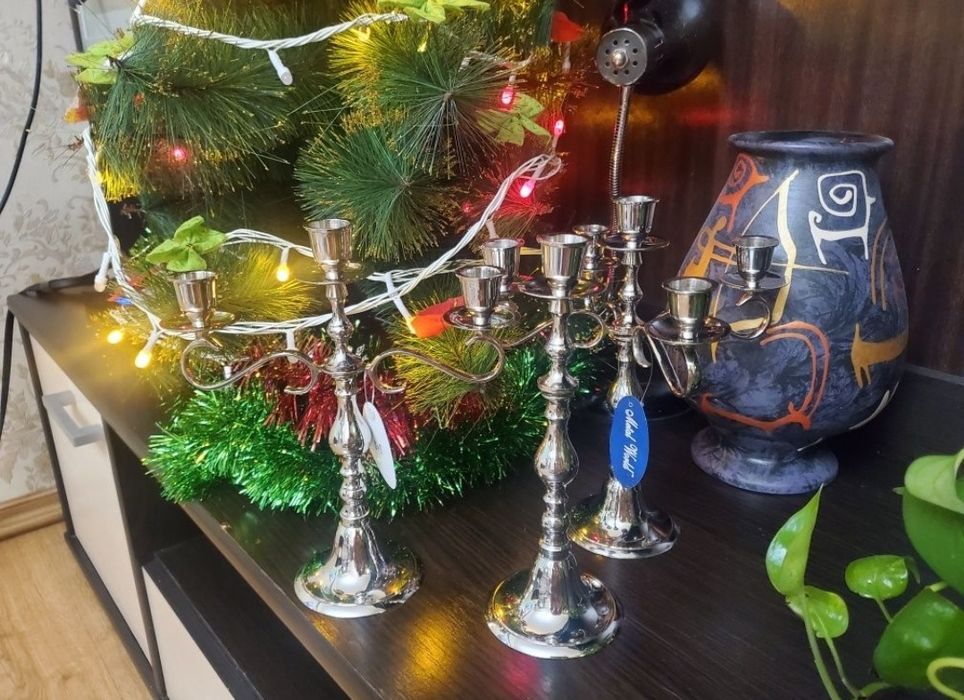 Подсвечники пятирожковые