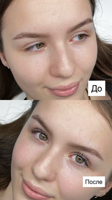 Оформление бровей, ламинирование ресниц