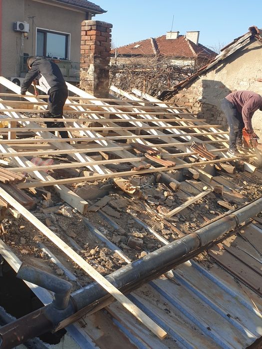 Ремонт на покриви,Хидроизолация,Тенекеджийски услуги,Навеси,Нови покри