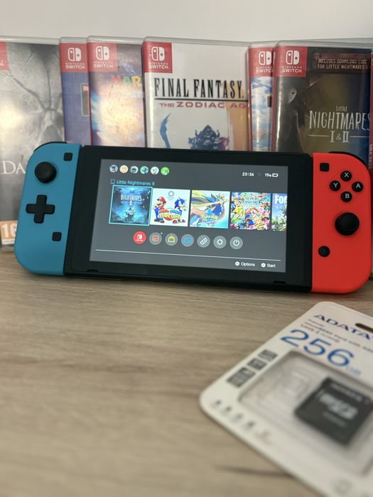 Като Ново! Nintendo Switch пълен комлект