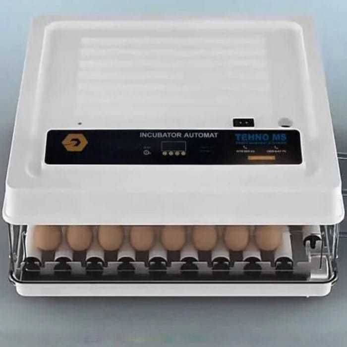 Автоматичен инкубатор за 130 яйца (DC12V / AC220V)