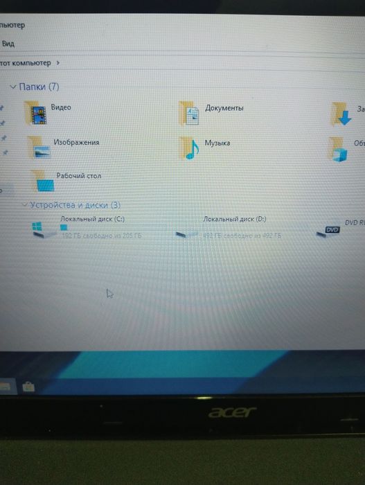 Мощный ноутбук Acer Intel Core i7