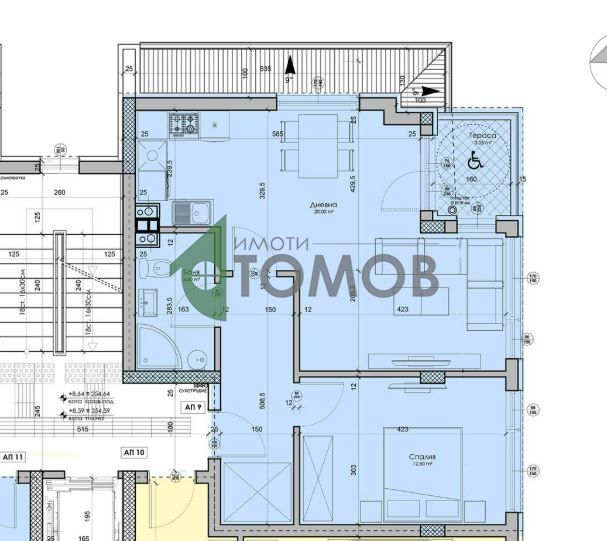 Двустаен апартамент -Ново строителство, кв.Железник-запад