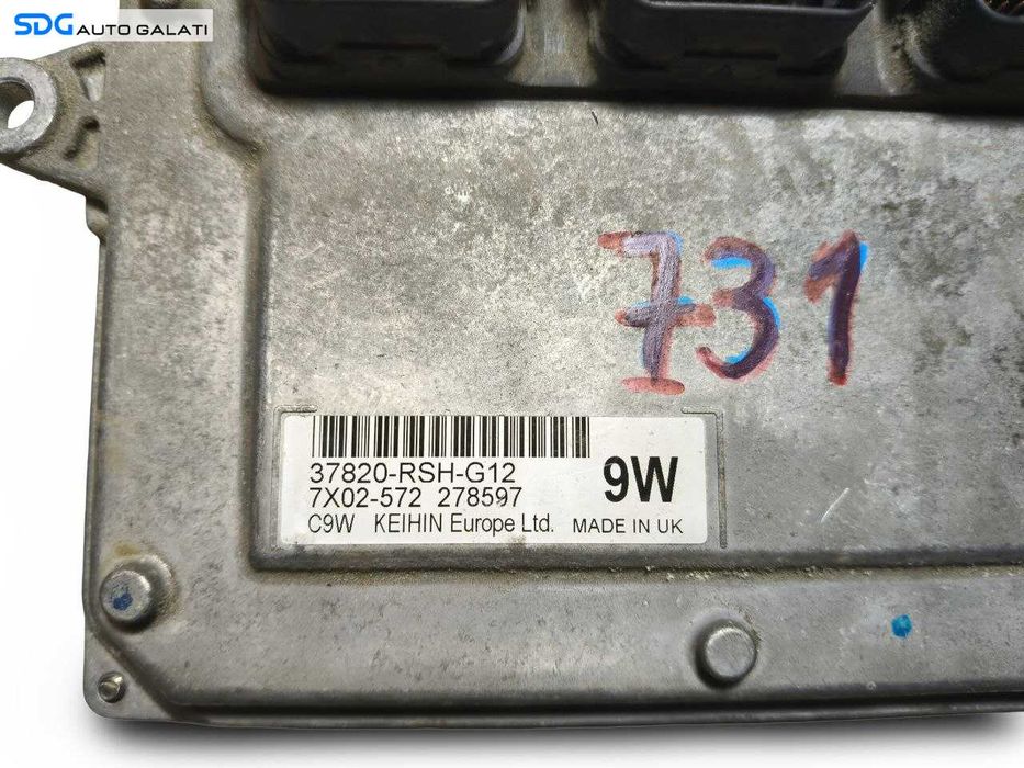 ECU Calculator Motor Honda Civic 1.4 Benzina 2006 - 2011 Cod 37820-RSH-G12 [LS0467]