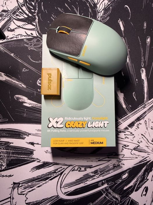 Mouse Pulsar X2 Crazylight Medium Forest Green