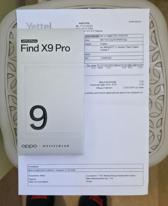 OPPO Find X9 Pro 512/16TIT  6.78 ", 51 2 GB, RAM 16 GB, 50+50+