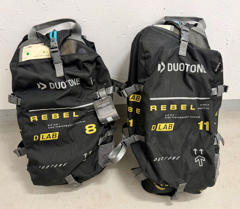 Vând pachet 2 zmeie Duotone Rebel D/Lab 11 & 8 m