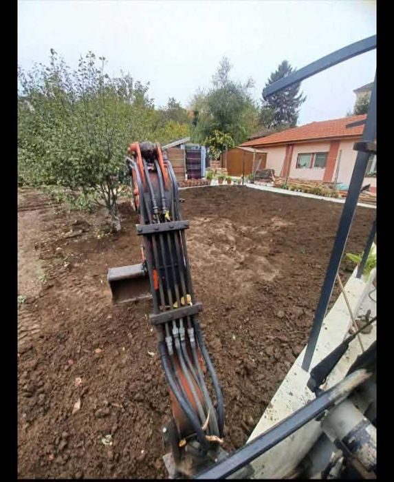 Услуги с мини Багер и самосвал