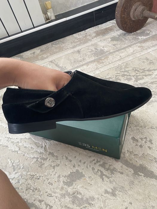 Туфли замшевые / новые