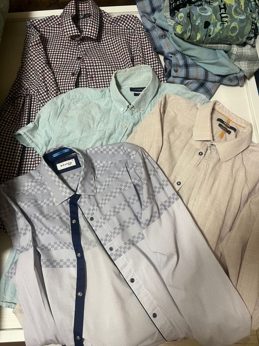 Мужская одежда много