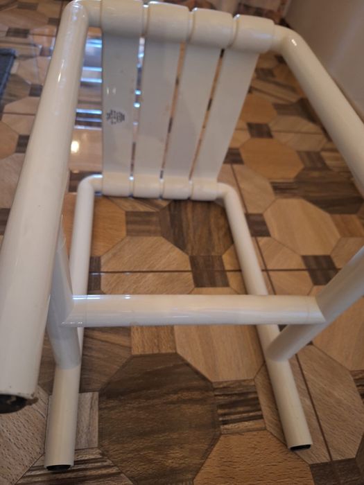 Scaun PBA din poliamidă PA6 cu cadru din aluminiu, 380x380x500