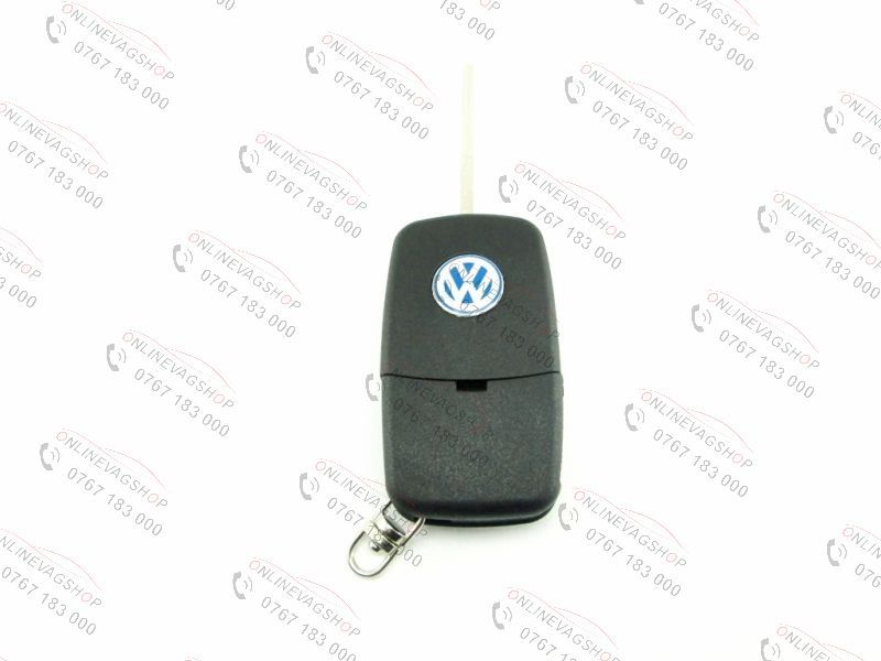 Carcasa cheie briceag ORIGINALA cu logo VW,SKODA,SEAT 2 butoane