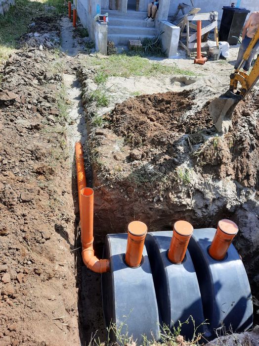 Montaj fosa septica tricamerala ecologica