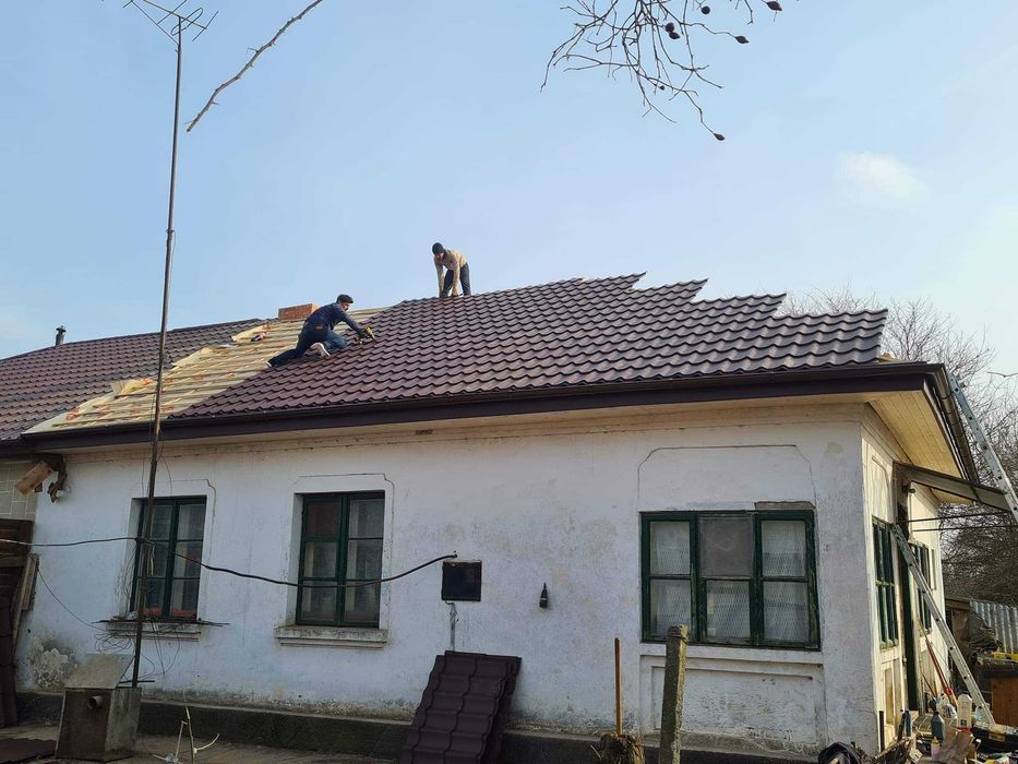 Montaj și Reparații acoperișuri țiglă metalica, ceramică dulgherii