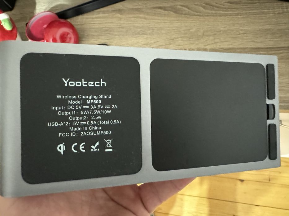 2бр. безжични зарядни 3 в 1