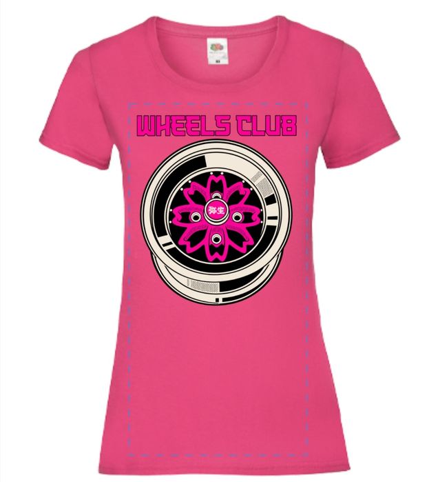 Дамска тениска WHEELS CLUB