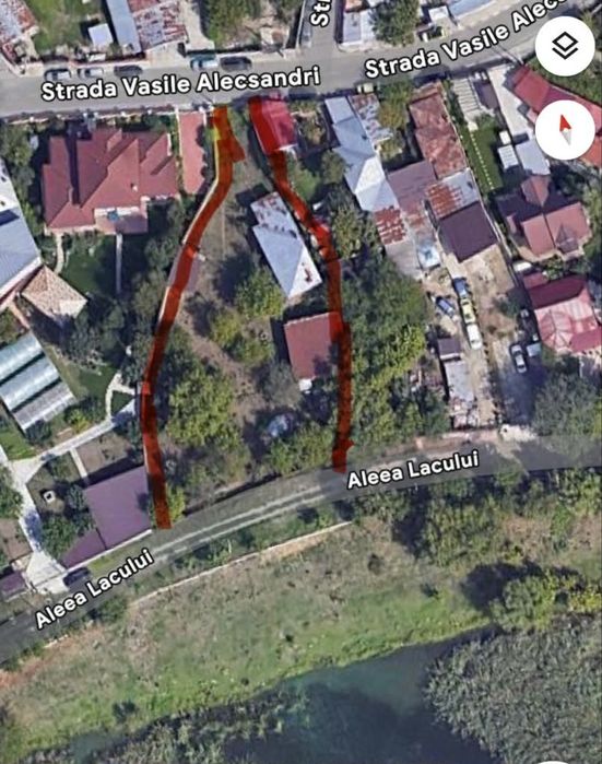 Teren 1500mp cu casa din caramida si anexe