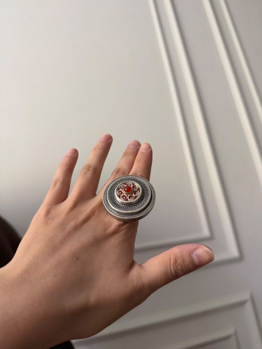 Кольцо серебряное