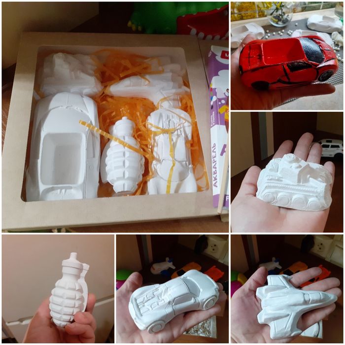 Наборы для творчества из гипса мальчикам и девочкам