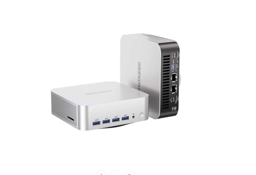 Desktop Mini PC Geekom, A9MAX, AMD Ryzen AI 9 HX 370, 32 GB DDR5, 1 TB SSD, Windows 11 Pro