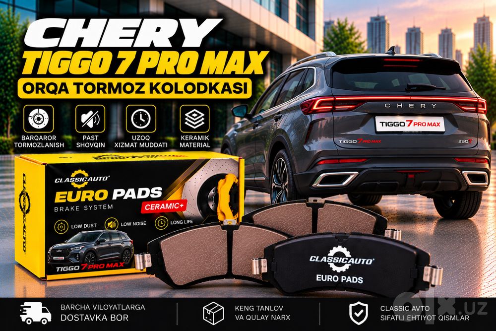 Chery Tiggo 7 Pro Max orqa tormoz kolodkasi EURO PADS