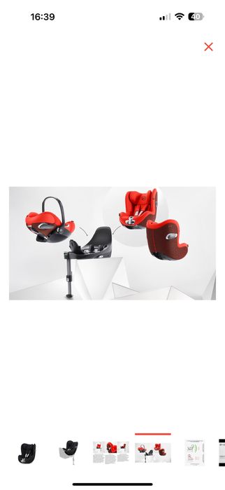 Продается новое детское автокресло