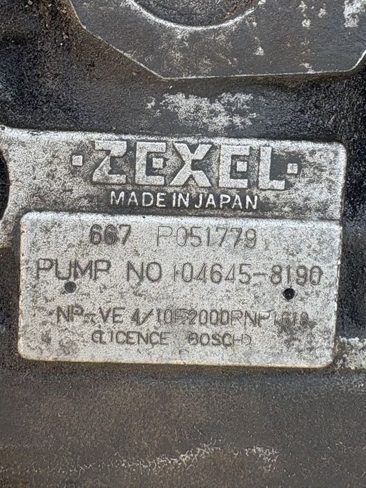 Тнвд Zexel  4d56