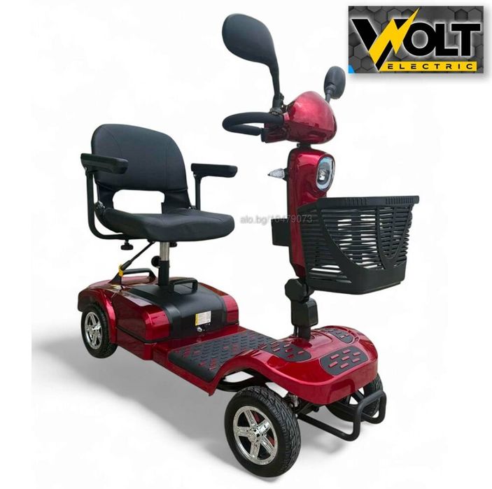 Електрическа четириколка за възрастни и трудноподвижни Volt Electric N2, 750W, 20Ah батерия