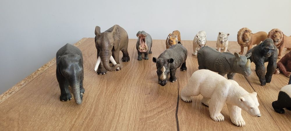 Lot figurine animale salbatice jungla/ Antarctica - marca Schleich