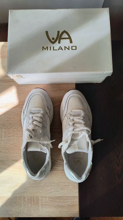 Луксозни италиански маратонки VA MILANO – естествена кожа