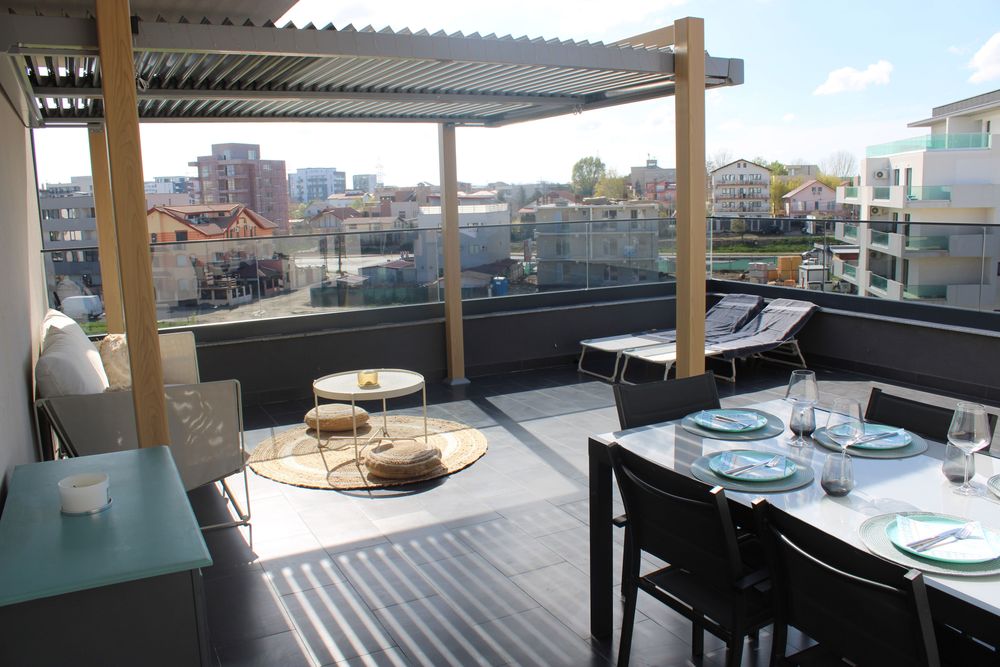 Apartament 2 camere cu terasă spațioasă pe termen lung