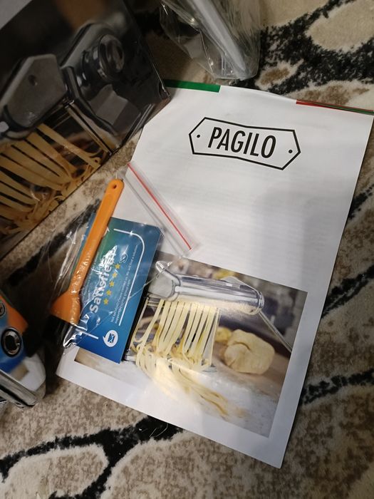 Mașina manuală inoxidabilă pentru tăiței și spaghete  Pagilo italia