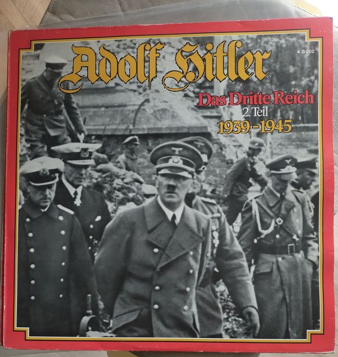 2 discuri vinyl document oficiale Adolf Hitler - Das dritte reich