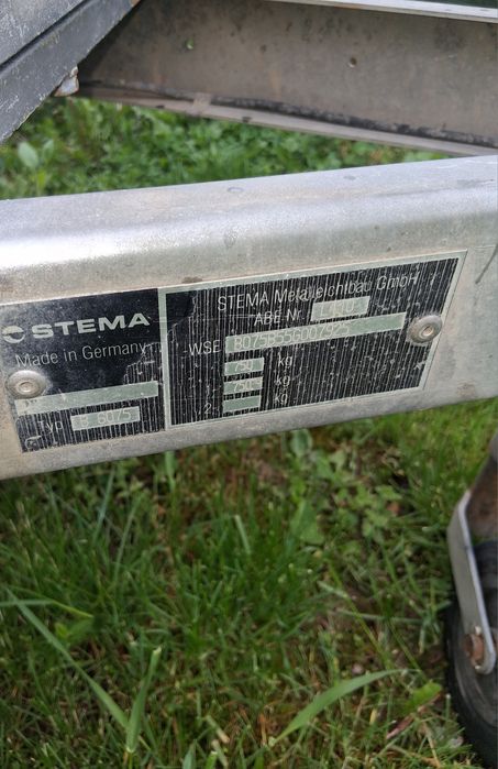 Remorca auto Stema 750 kg
