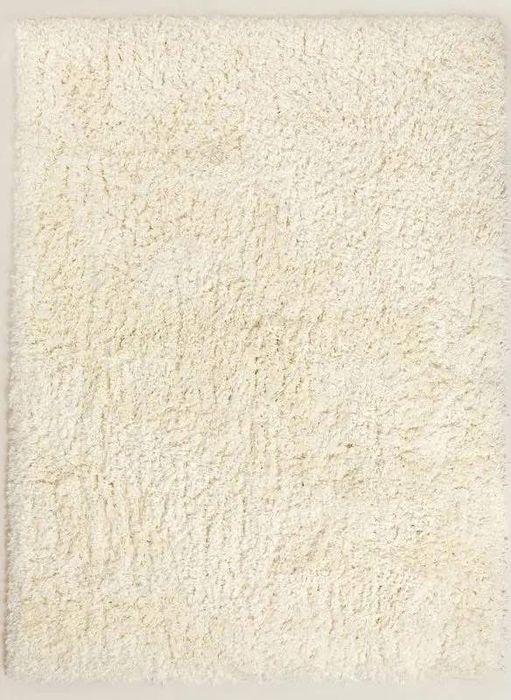 Covor alb pufos Zara Home 200x300 cm