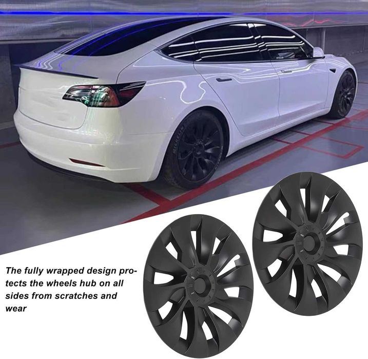 Капаци на колелата на Tesla Model 3, тапицерии на колелата