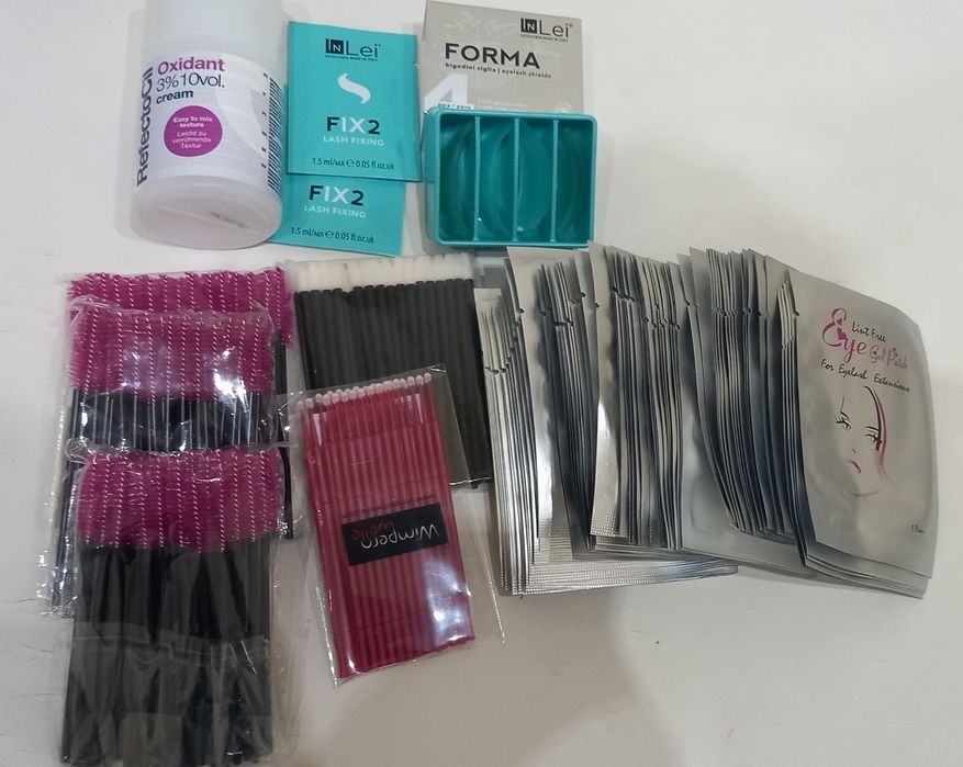 Материали за маникюр,микропигментация и ламиниране на мигли