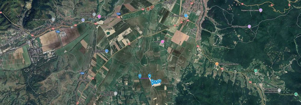 Teren extravilan – 1 ha – Glăjerie, Râșnov, Jud. Brașov
