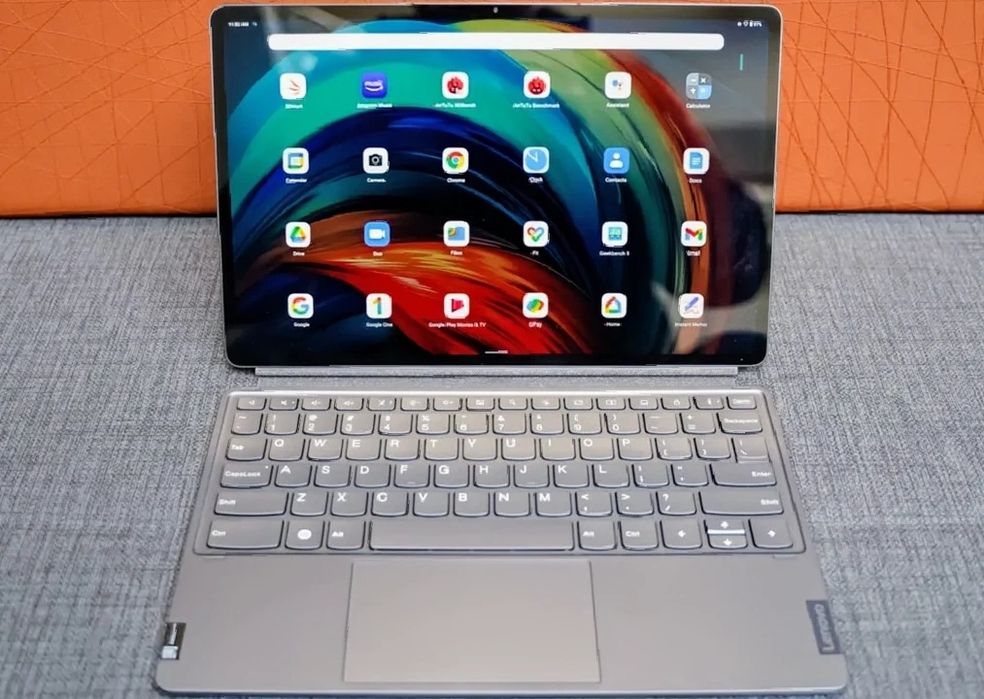 Lenovo tab p12 pro 5g 1 ТБ карта, клавиатура, писалка, калъф, гаранция