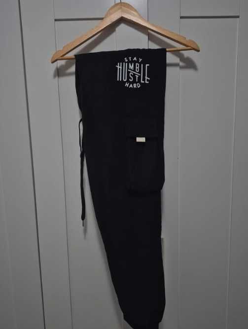 Pantaloni cargo jogger casual pentru bărbați, cu imprimeu de litere