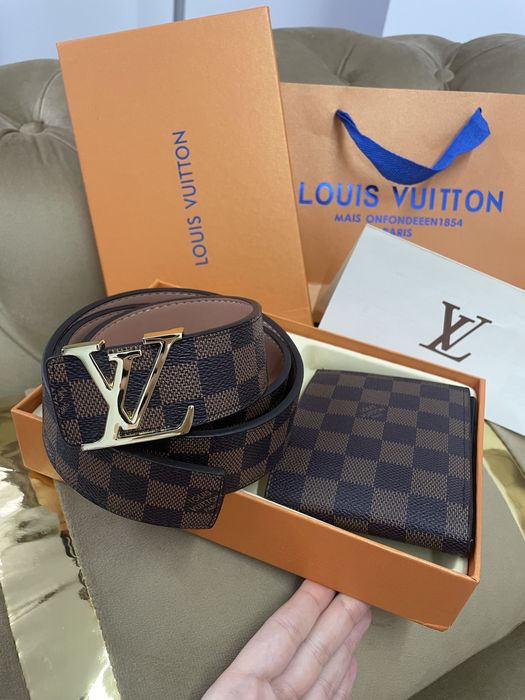 Set curea si portofel LV