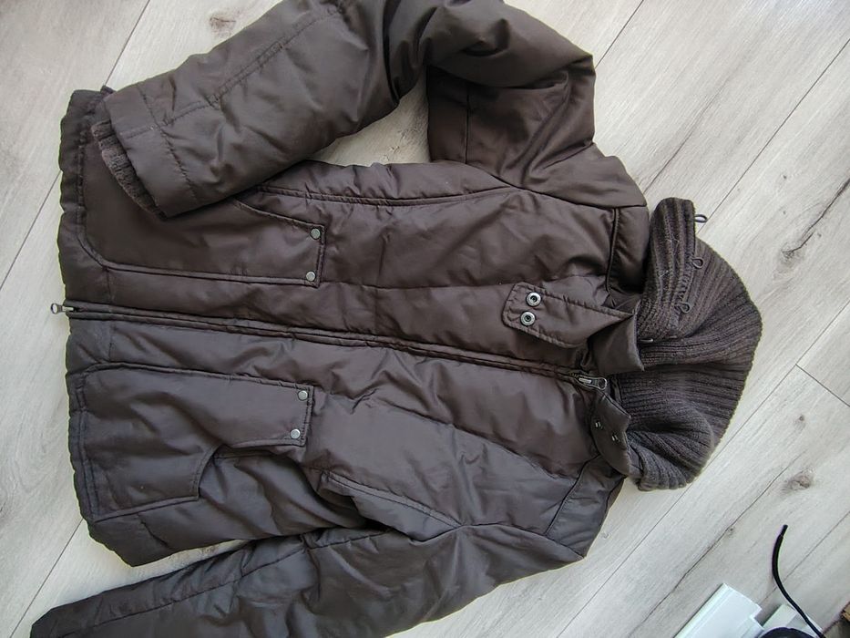 Дамско кафяво яке Sisley и панталони размер S/М