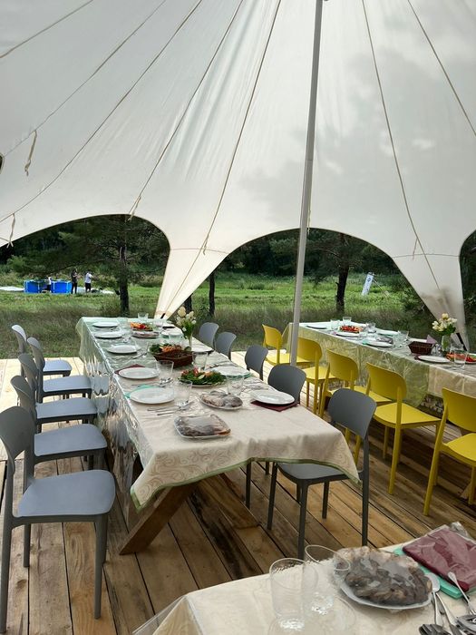 Отдых на природе в шатрах и юрте