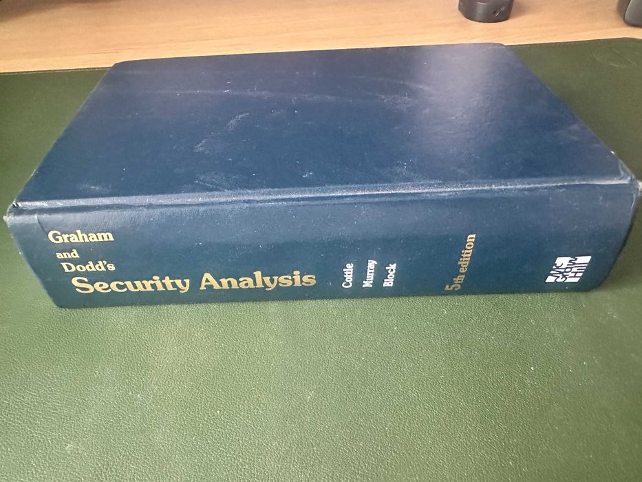 Security Analysis Graham and Dodd's 5th Edition