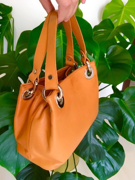 Poșetă retro Dan Coma, 100% piele