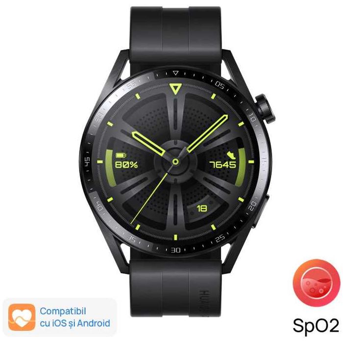 Smartwatch HUAWEI Watch GT 3 Active Edition Black Nou Sigilat