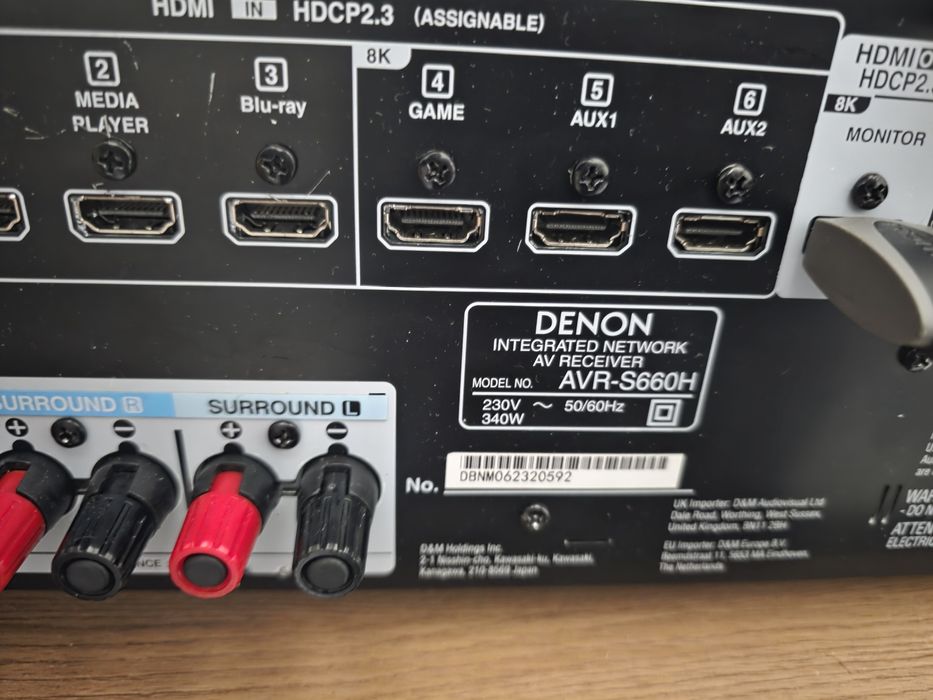 Подавам Denon AVR-S660H